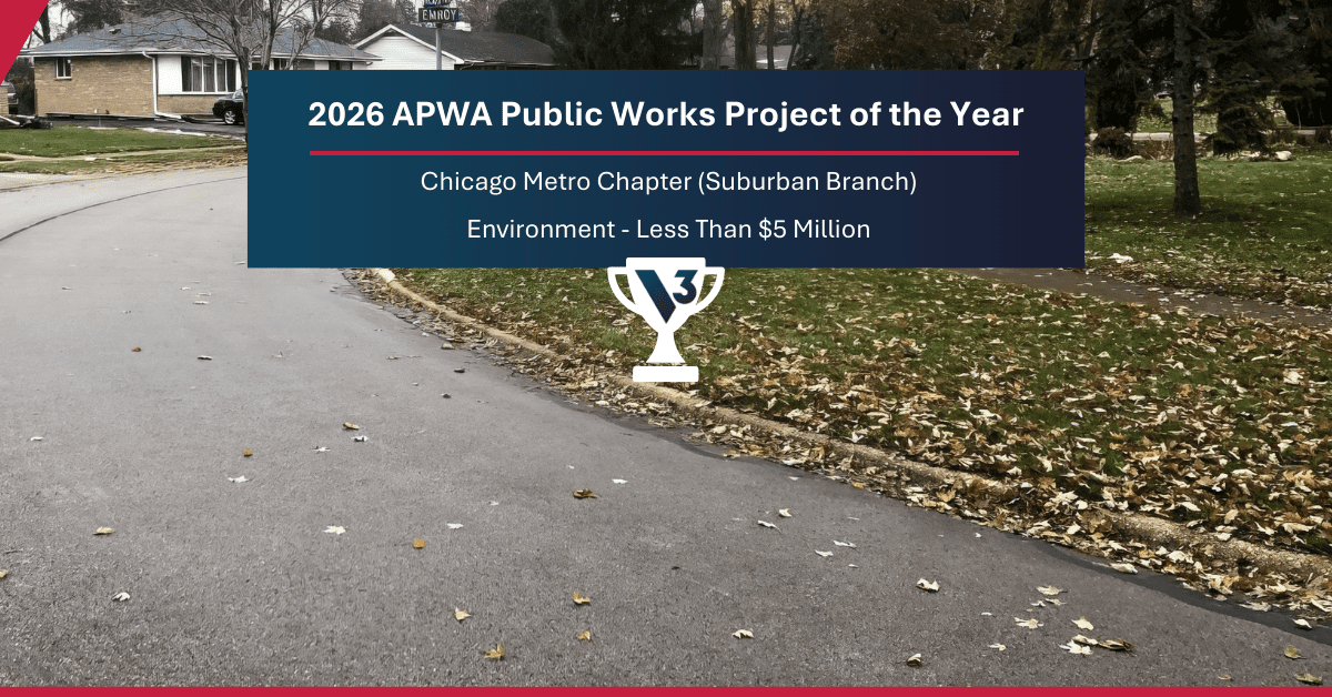 V3 Wins 2026 APWA Public Works Project of the Year in Environment ...
